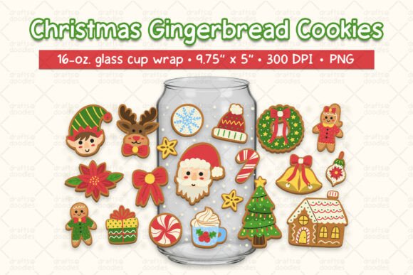 Christmas Gingerbread Cookies Cup Wrap Review