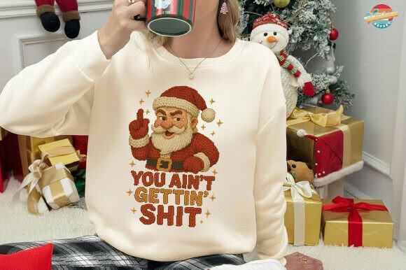 Naughty Santa Yarn Crochet Embroidery Review