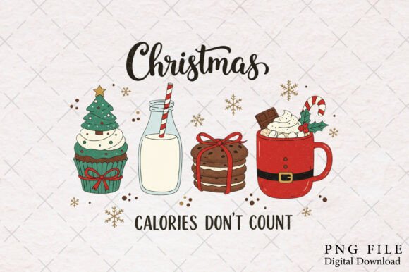 Retro Christmas Quote PNG Sublimation in Illustrations