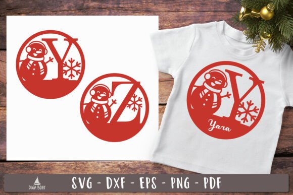 Snowman Letter Monogram SVG Christmas: A Crafter’s Review of Winter Illustrations
