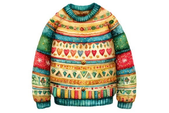Ugly Christmas Sweater Hearts PNG: A Designer’s Review of Seasonal Illustrations