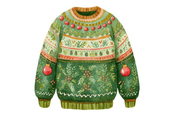 Ugly Christmas Sweater Lights: Illustrations for Branding