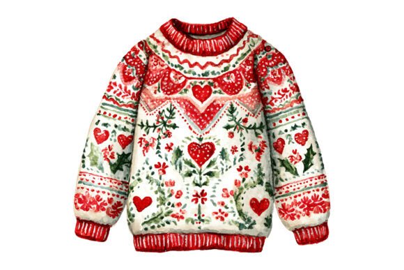 Ugly Heart Christmas Sweater PNG Review for Digital Product Creators